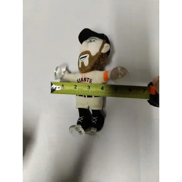 San Francisco Giants Hunter Pence on Board Plush Doll Window Cling 2017 - Picture 10 of 11